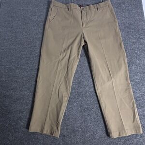 Dockers Pants Mens 40x29 Khaki Workday Khaki Stretch Chino Pleated Casual